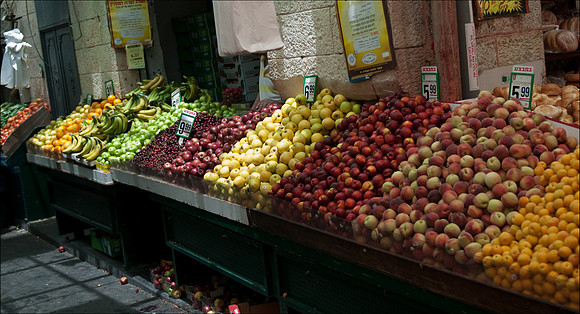 Jerusalem Mahane Market fruit