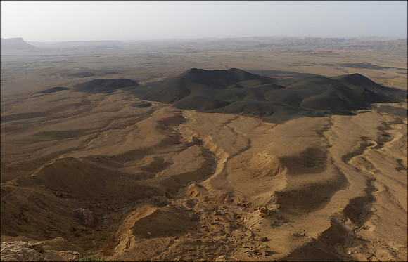 Machtesh Ramon volcano