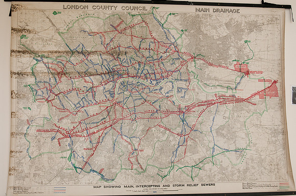 Drainage map