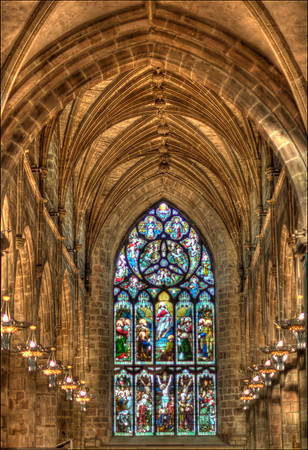 Edinburgh St Giles Cathedral window