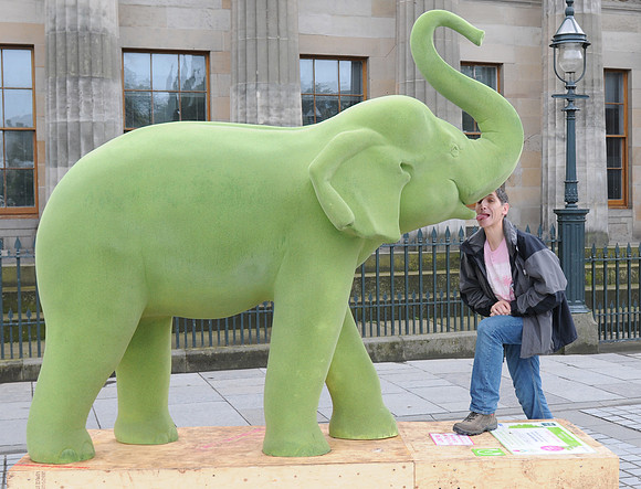 Edinburgh elephant gary