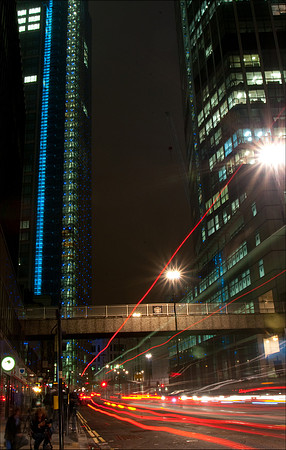 light trails