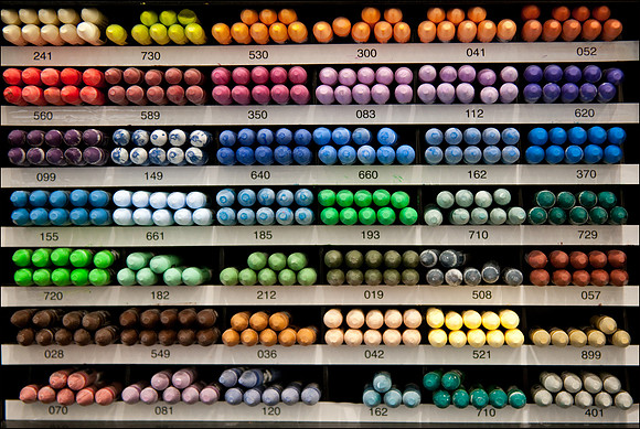 Coloured crayons 2