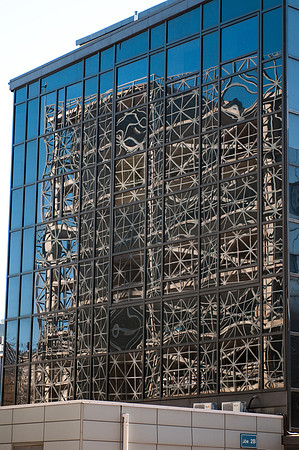 Car park reflection