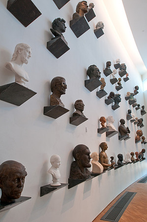 Kumu gallery busts wall