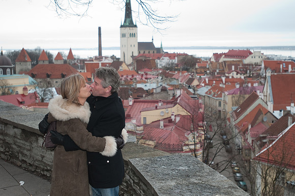 lisa david Kohtu street Toompea kiss