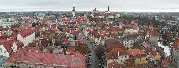 Tallinn rooftop Panorama