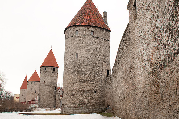 Tallinn city wall towers