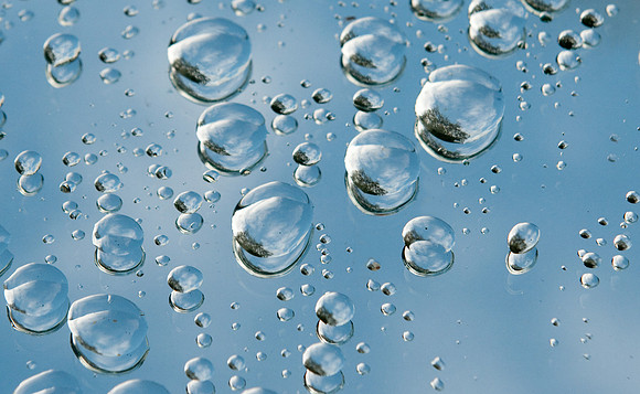 Water drops on mirror 1