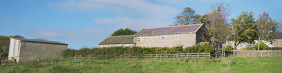 Cottages rear panorama