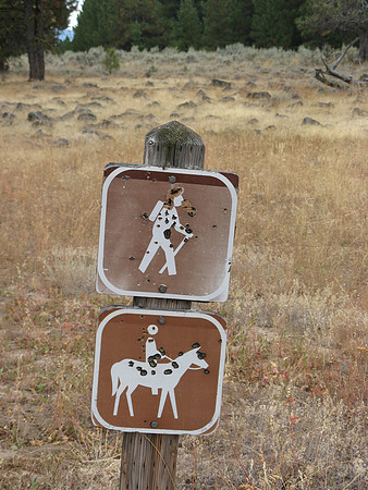 Walkers and riders - you have been warned
