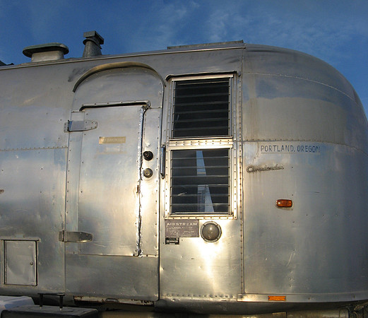 Summer Lake hot springs Airstream