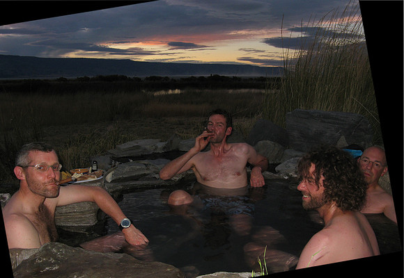 Postcard from Summer lake hot springs