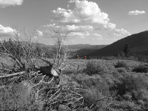 Fremont trail down to Chewaucan valley