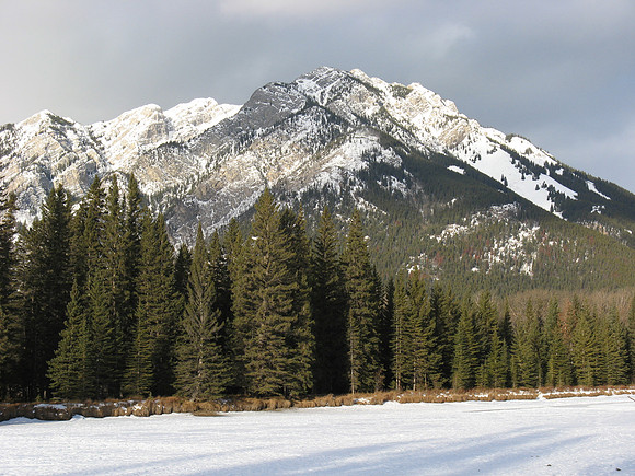 bow river mt rundle