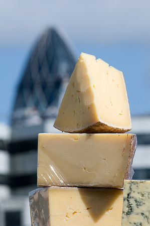 cheese and gherkin