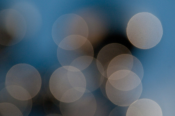 large overlapping bokeh