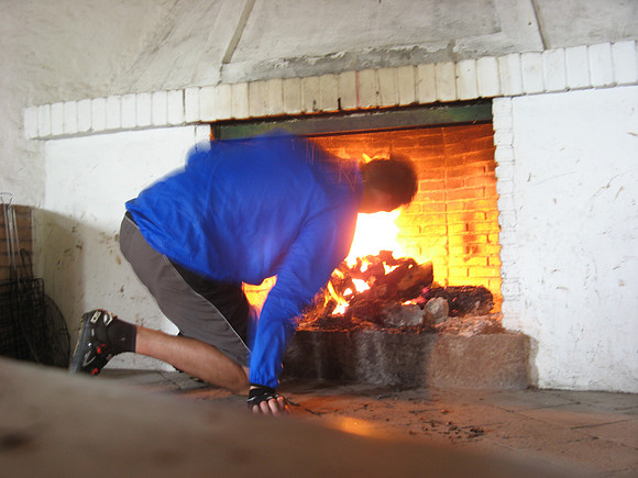 Never put yer heed in t'oven