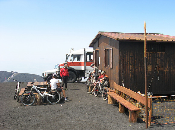 Etna summit guides' hut