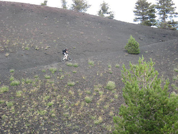 Sartorious cinder cone climb 1