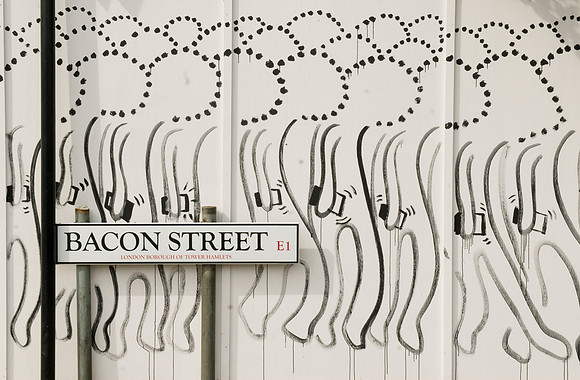 bacon st hoarding