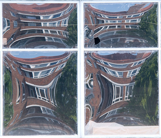 Square window reflections