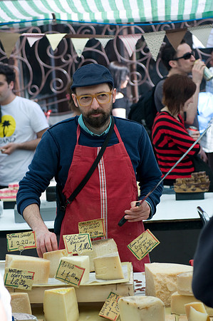 Broadway Market cheese stall