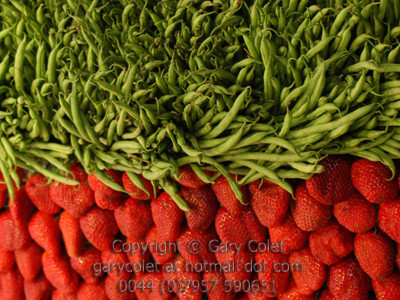 Fruit and Veg- strawberries and beans