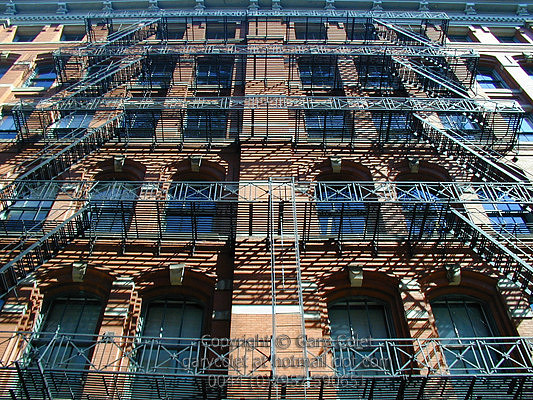 City fire escapes