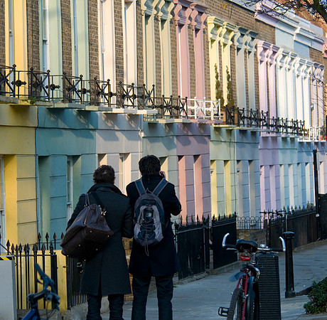 More pastel houses