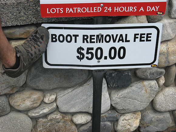 Mount Baldy boot removal