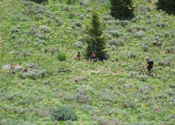 Deer Creek top of Lick Gulch lunch