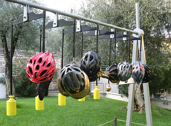 helmet hanging