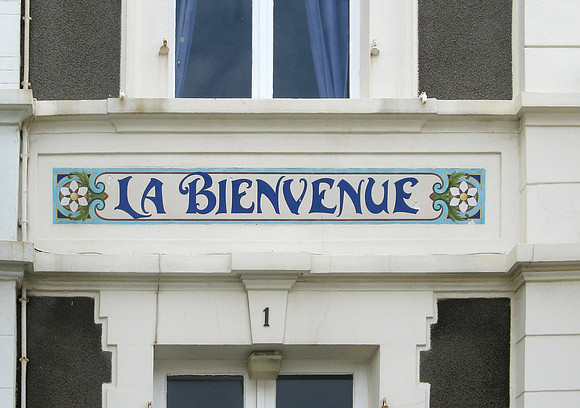 la bienvenue