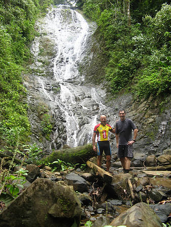 manuel antonio waterfall ride with stefano