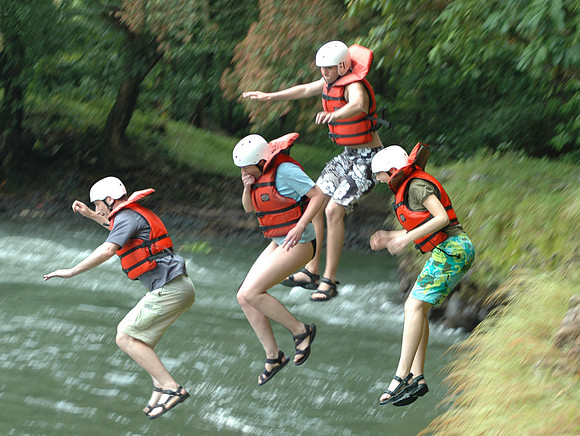 rafting composite jumping