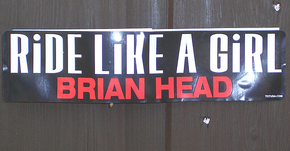 brian head ride like a girl