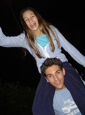 lib on ryans shoulders Aug 03