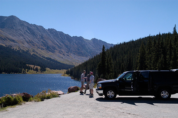 lake near climax with suberban