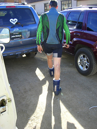 johnny fetching footwear