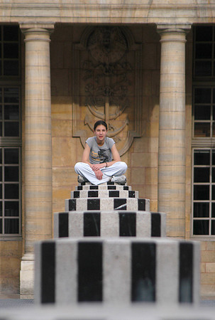 lib sitting on pillars