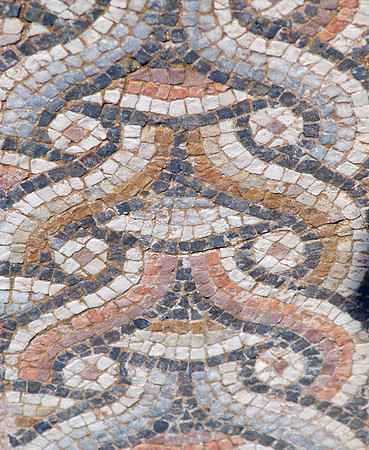 dionysus temple mosaic geometric design 2