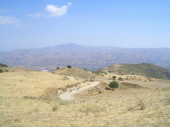 dusty downhill hairpins