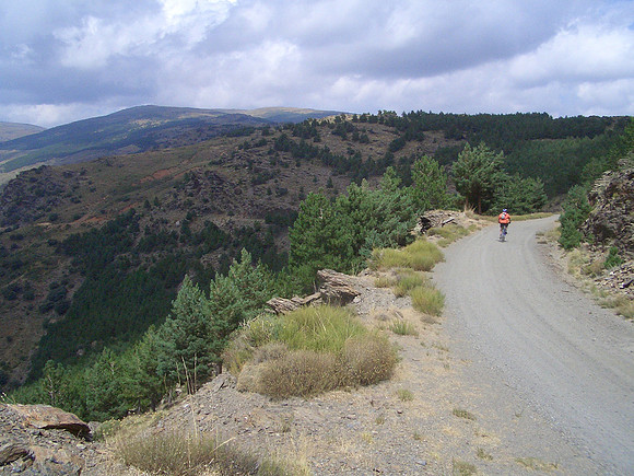 downhill