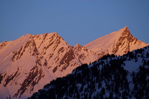 skiing03 mountain sunset 2