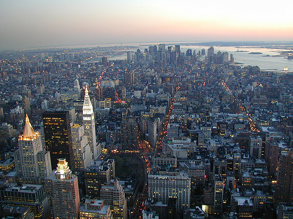 manhattan south from esb twilight apr02