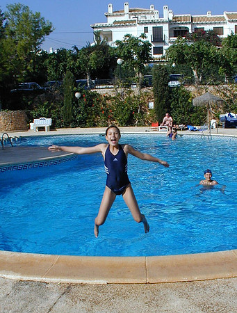 lib jumping into pool oct01