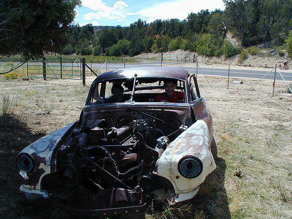 wrecked buick landscape sep00