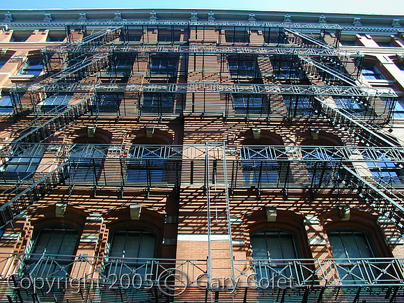 Gary Colet ny soho fire escapes