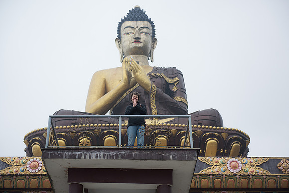 Giant Buddha (and Jenni)